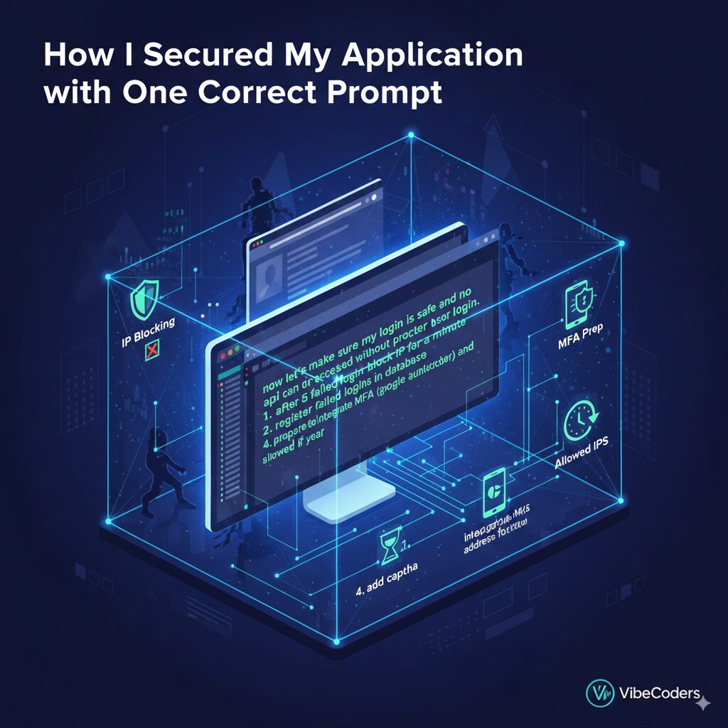 How I Secured My Application with One Correct Prompt: A VibeCoders Guide to Risk-Free Security Implementation